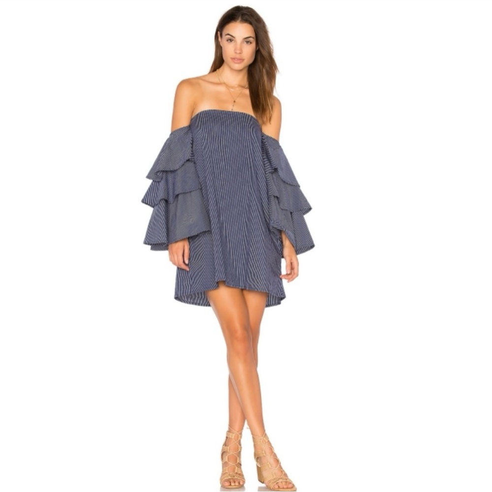 Faithfull The Brand Phi Phi Off-The-Shoulder Dress‎